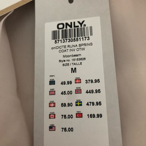 😁 trendy off white blazer with strap (BRAND NEW) - Picture 5 of 6